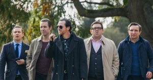 the worlds end, nick frost, simon pegg, edgar wright, greg wetherall, pierce brosnan, alice lowe, steve oram, martin freeman, paddy considine, film, movie, british, pub, movie, release, review, cinema